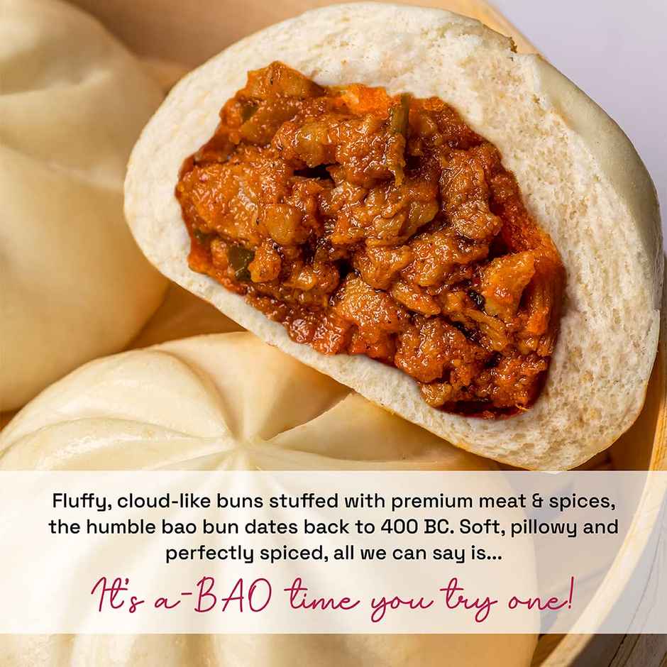 Prasuma Bao Buns - Chicken Keema(100gms) & Prasuma Bao Buns - Butter Chicken(300gms) Combo