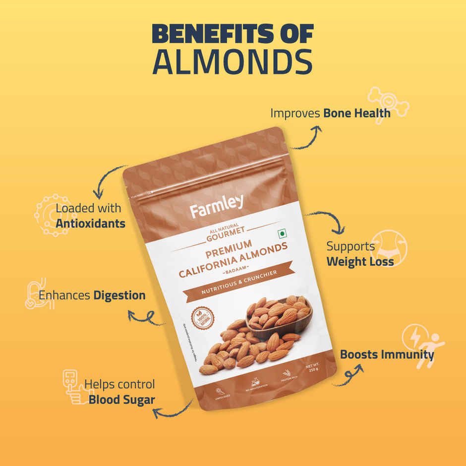 Farmley Mix Dry Fruit Diwali Gift Pack Potli | Almonds 250g, Cashews 250g, Raisins 200g