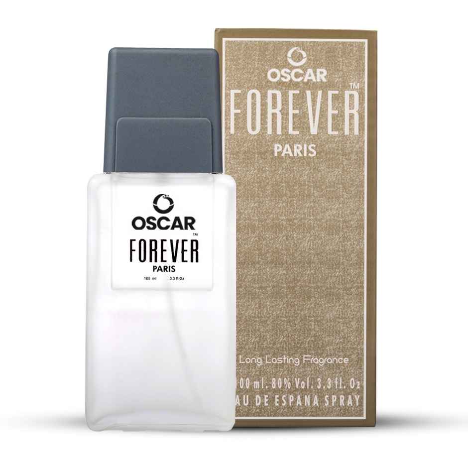 Oscar Forever Paris Grey Unisex Eau De Parfum Perfume With Long Lasting Fresh Fragrance