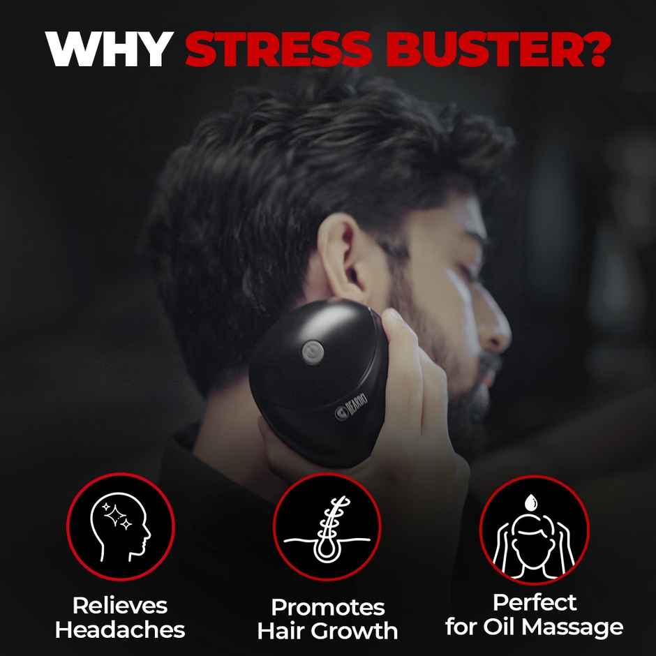 Beardo Stress Buster Electric Scalp Massager