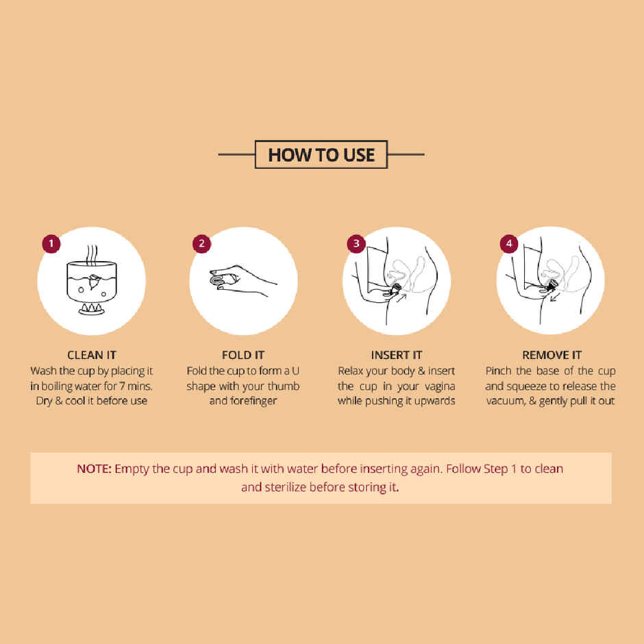 Carmesi Menstrual Cup | Small | Softer for Easy Insertion | 100% Medical-Grade Silicone | Leak Free