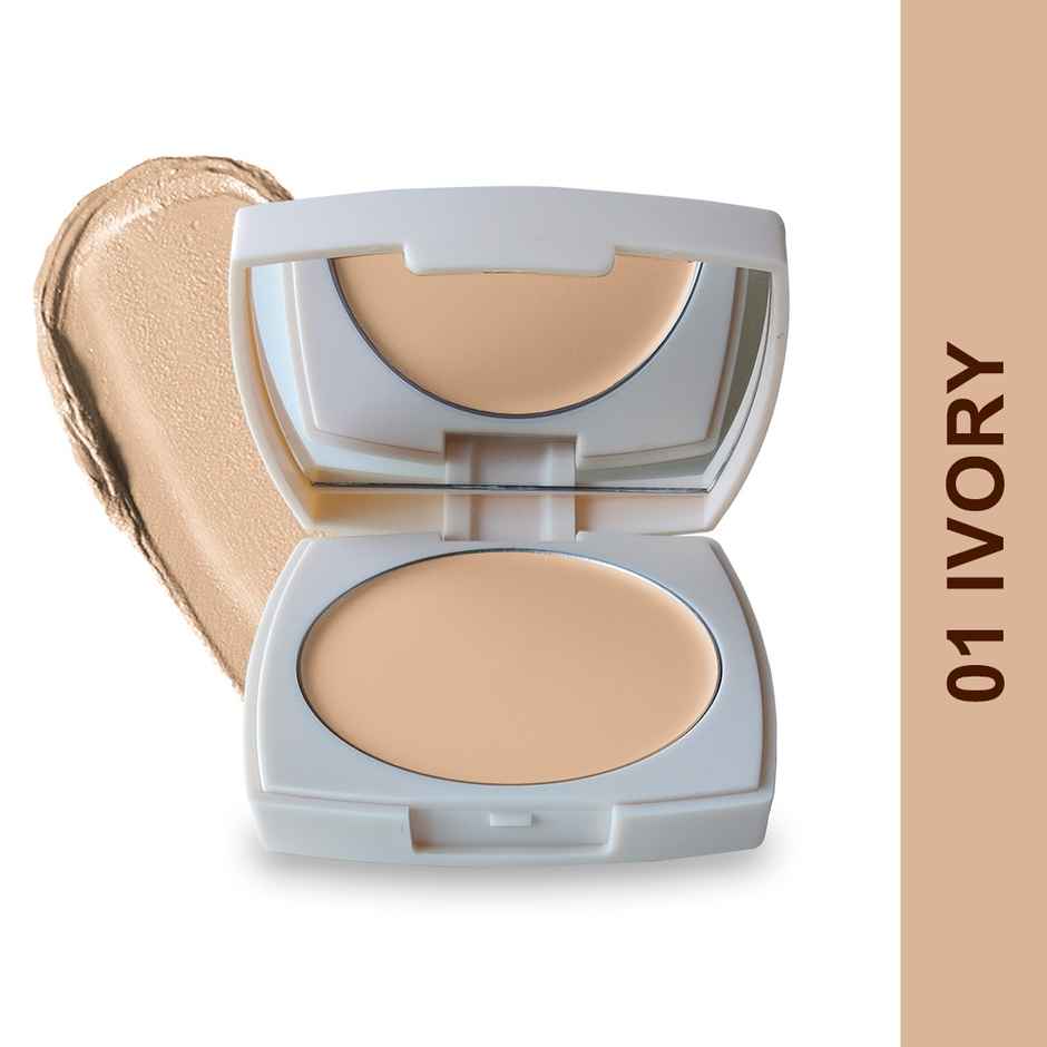 Flicka The Base Story Cream Foundation for Face Makeup, Waterproof & Long Lasting with SPF | Ivory