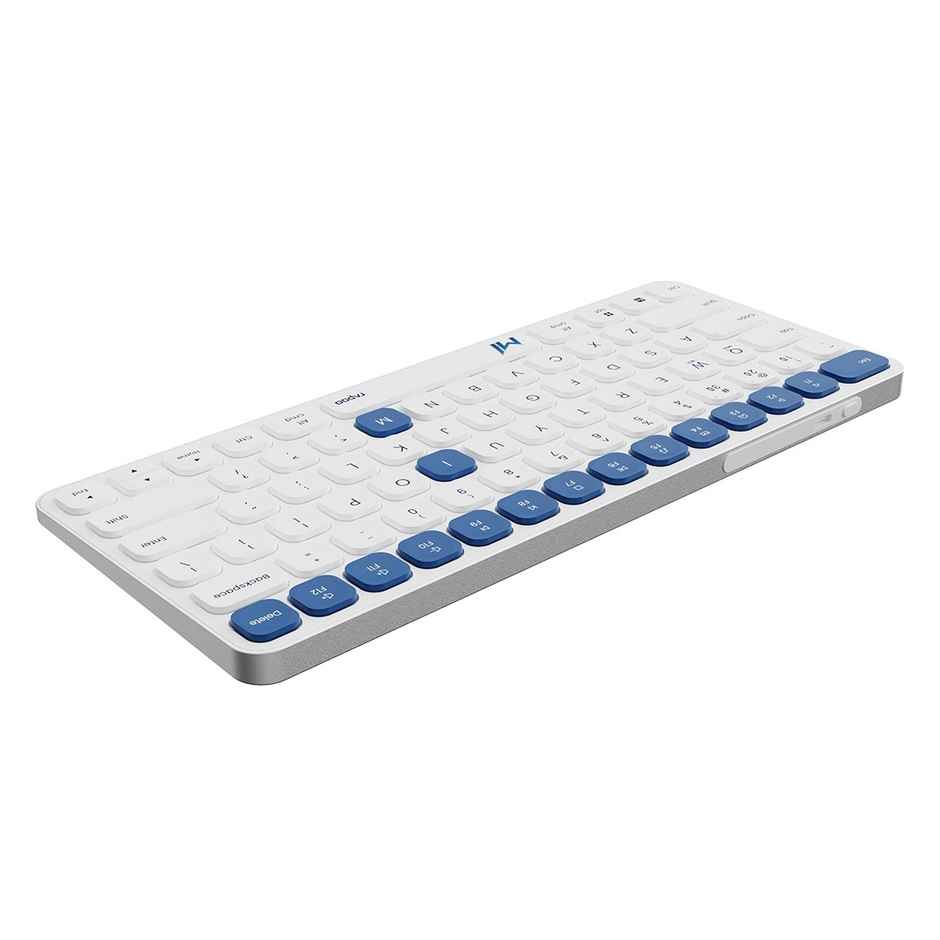 Rapoo X Mumbai Indians Edition E9050L Multi-Device Keyboard | 4 Devices Led Indicators | Ultra-Thin