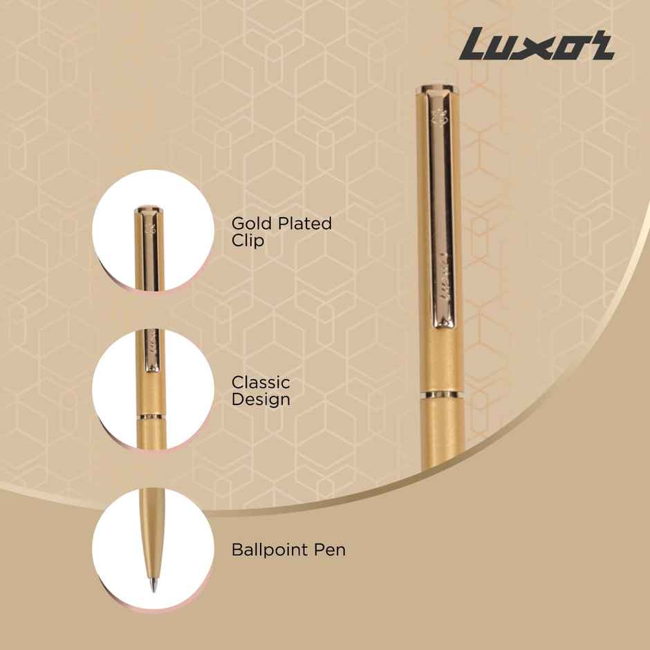 Luxor Ikon Golden Metal Ball pen Gold trim