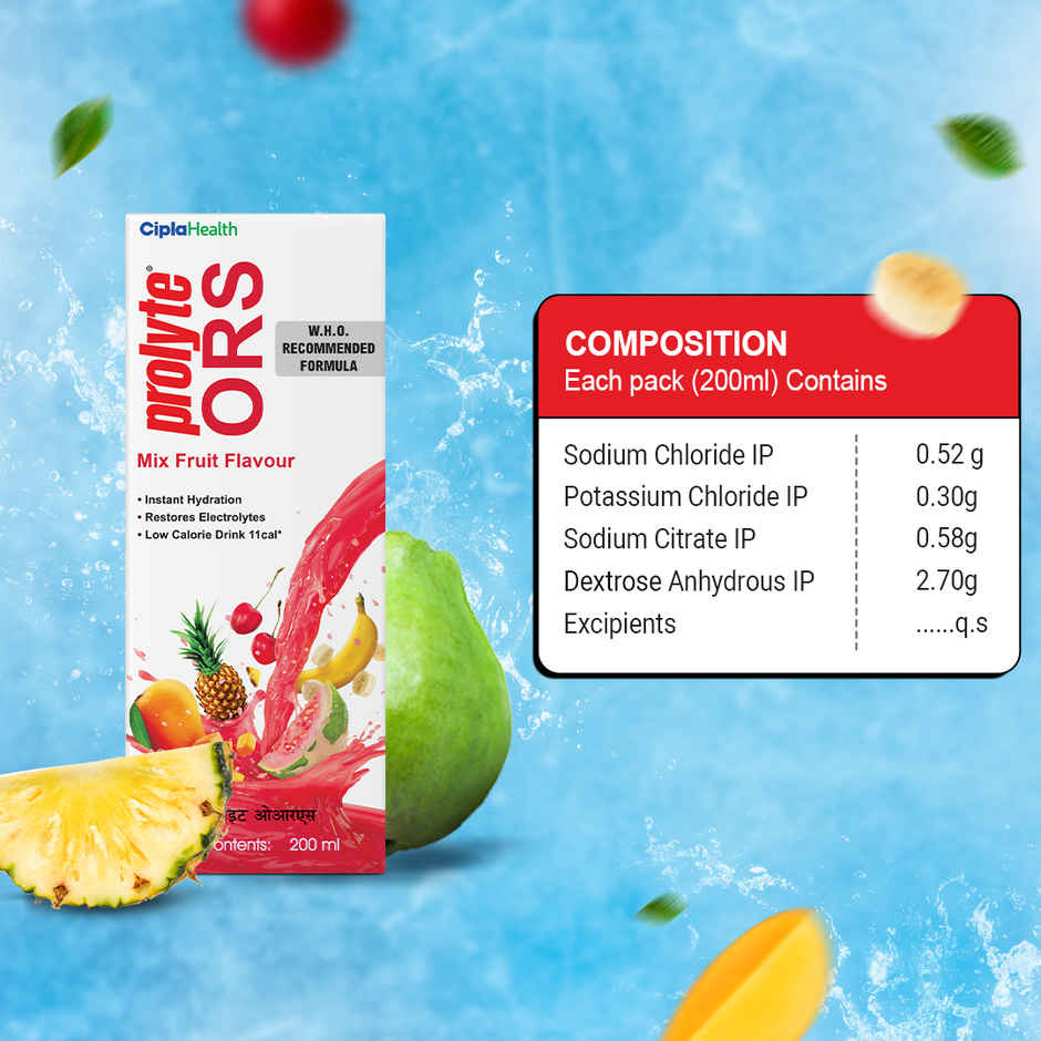 ORS Prolyte Mixed Fruit Flavour Combo
