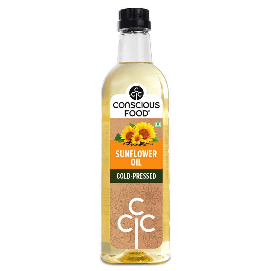 Conscious Food  Cold Pressed Sunflower Oil | Healthy Cooking Oil