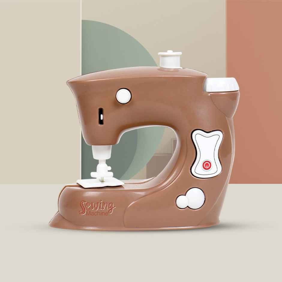 Anz Toy Brown Microwave |Oven |Iron & Sewing Machine