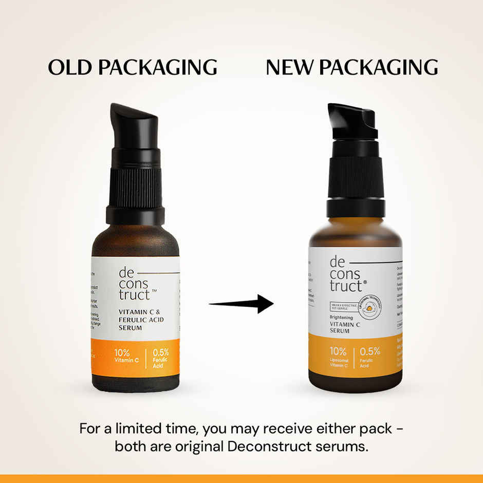Deconstruct 10% Vitamin C Serum | Targets Dull & Uneven Skin Tone