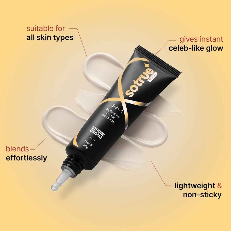 Sotrue Strobe Cream | Gold | With Hyaluronic Acid