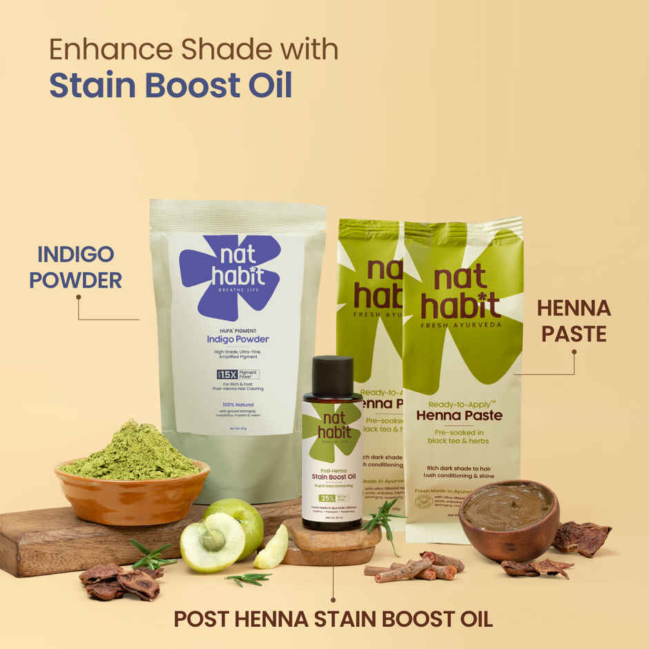 Nat Habit Natural Indigo Powder - Black