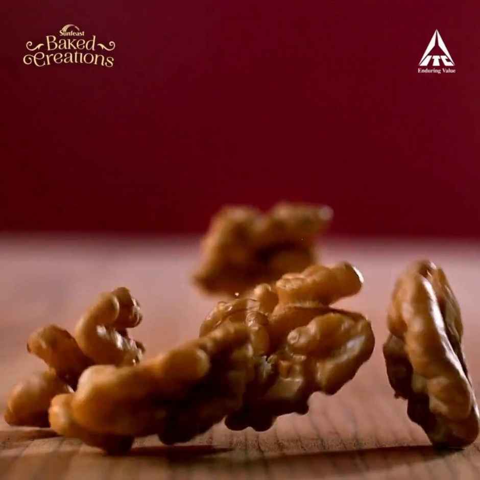 Walnut & Chocochip Cookies Crafted with Californian Walnuts by Sunfeast Baked Creations