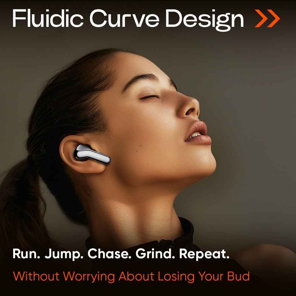 Mivi DuoPods i6 TWS | Engineered for Athletes | 13 mm Bass | 55H Playtime | Black | True Wireless