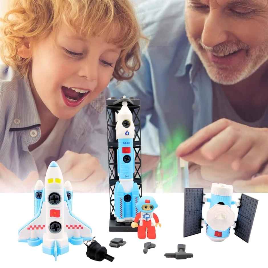 Toyshine DIY Rocket Space Shuttle STEM Toys for Kids