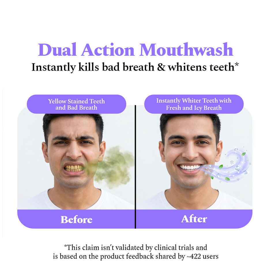 Perfora Purple Magic Whitening Mouthwash