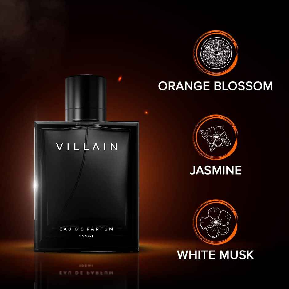 Villain Eau De Parfum Woody & Spicy | Premium Long Lasting Fragrance Spray