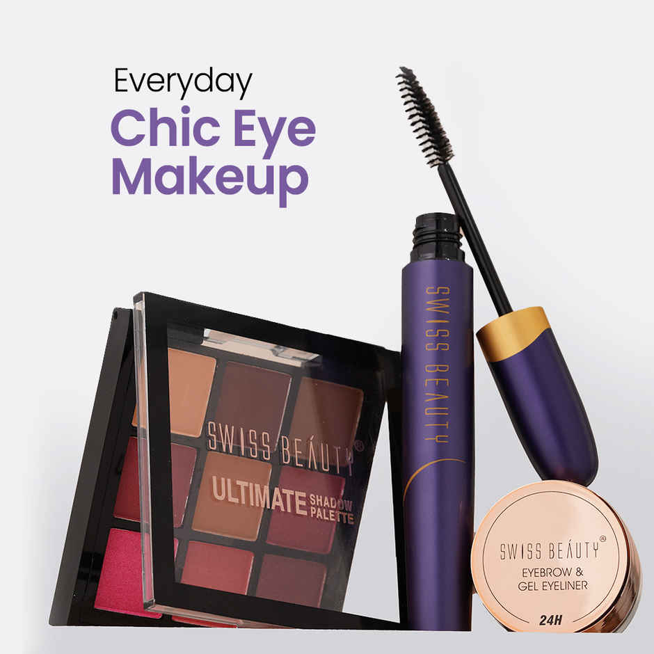 Swiss Beauty Bold Eyes Super Lash Mascara | Black