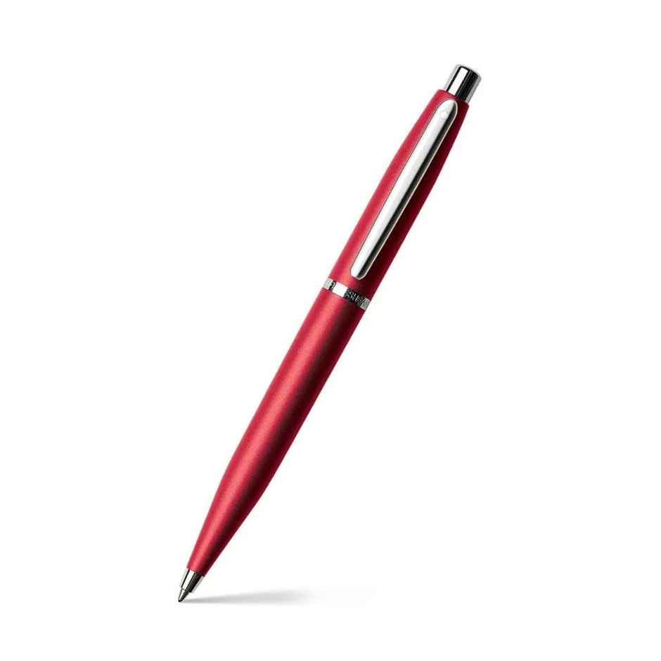 Sheaffer VFM Gift Set G9403 Ballpoint Pen | Chrome Plated Trims | Excessive Red with Small Notebook