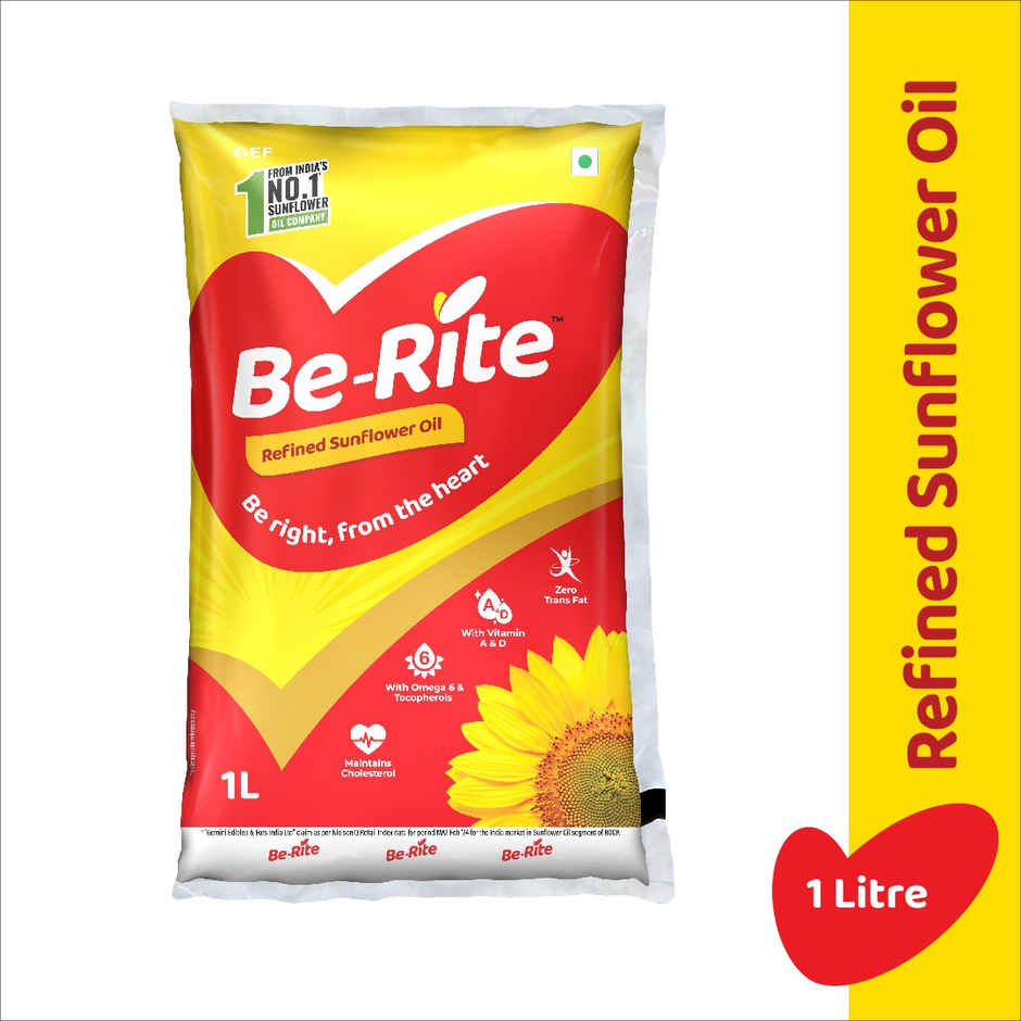 Be-Rite Refined Sunflower Oil 1 L