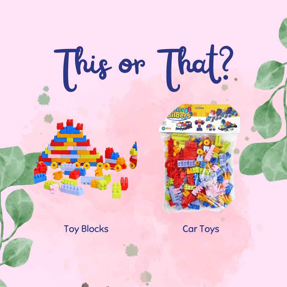 Ekta Junior Builders Building Blocks Set-1 Building Blocks for Kids Block Game for Kids
