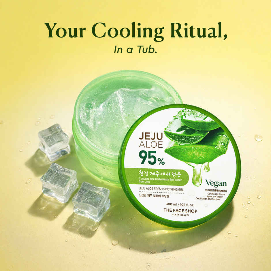 The Face Shop Jeju Aloe Vera Fresh Soothing Gel (Unisex)