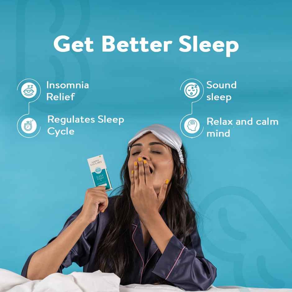 Happy Cultures Sleep Tight | Melatonin 5mg | Non-Habit Forming |30pcs