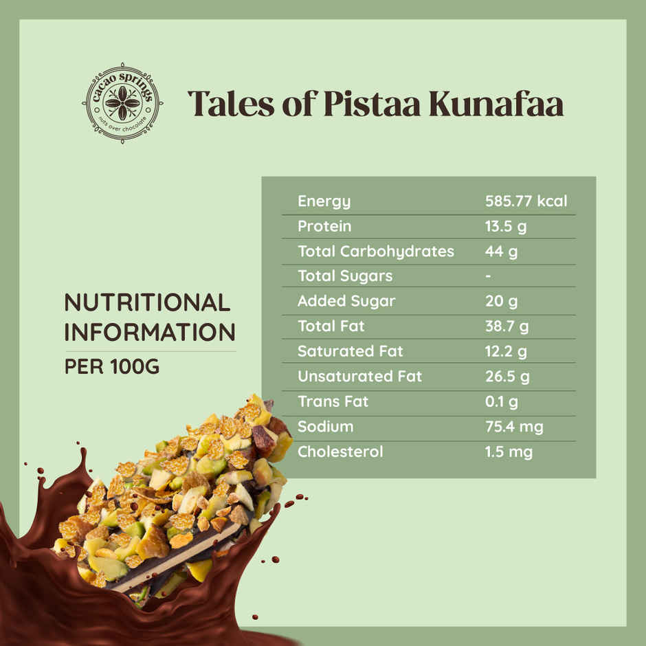 Cacao Springs Tales of Kunafa Brittle