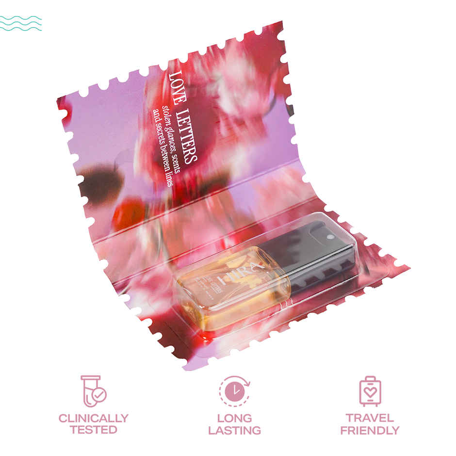 HIRA Love Letters Long Lasting Eau De Parfum For Women | Fruity, Floral & Vanilla