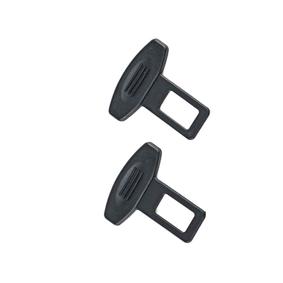 Potauto Car Seat Belt Buckle | Anti-Sound Replacement Button | Universal & Easy Installation