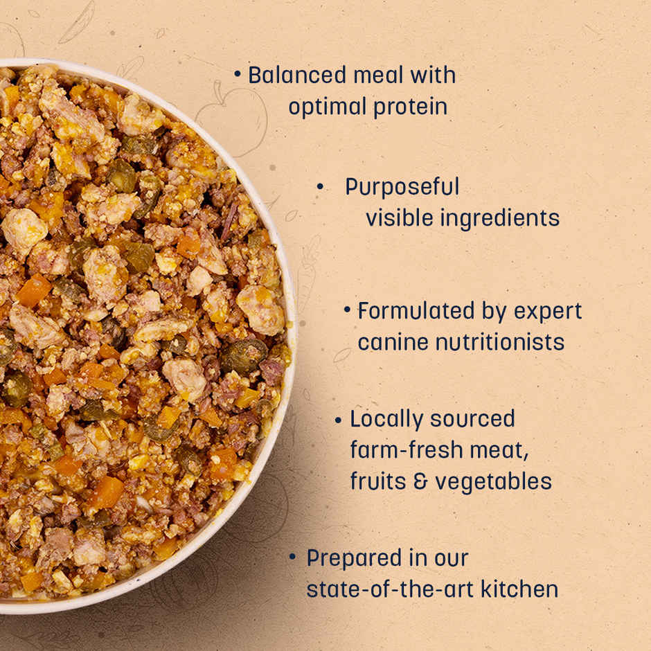 HUFT Sara's Wholesome Chicken & Turkey Dog Food Pack
