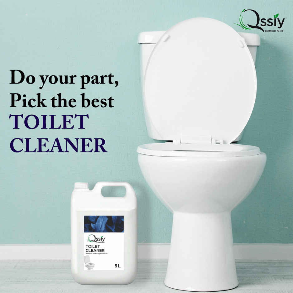 Qssiy Toilet Cleaner I Antibacterial remove 99.9% germs | Long Lasting Freshness | Fresh