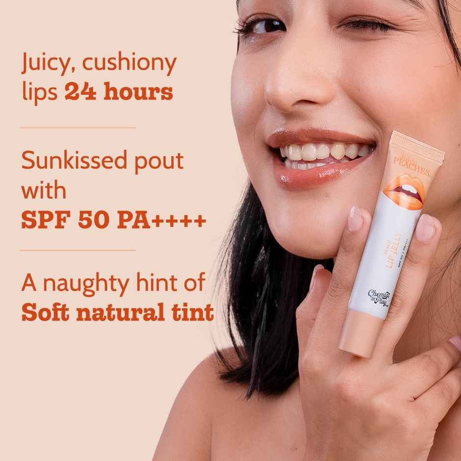 Chemist At Play Peach Tinted Lip Balm for Dry | Chapped | Pigmented Lips - SPF 50 PA++++