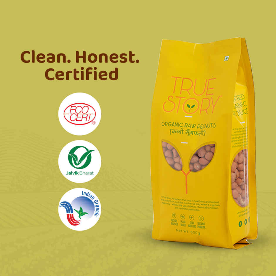 True Story Organic Raw Peanuts