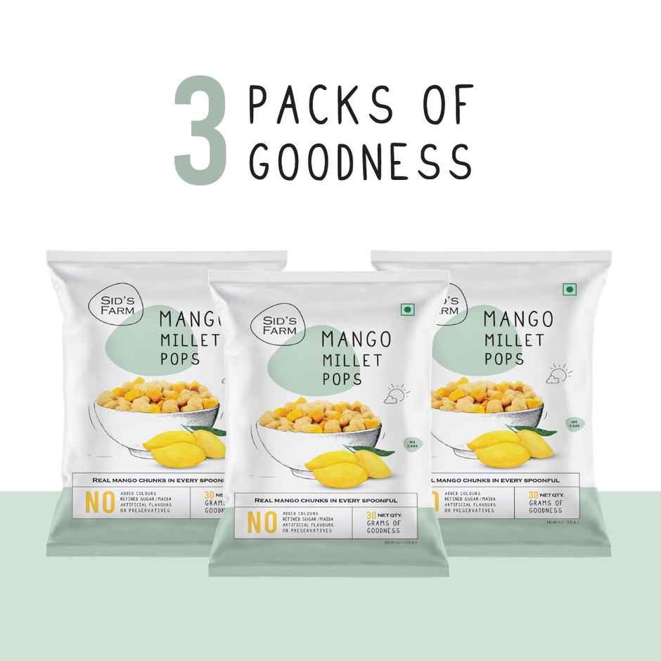 Sid's Farm Mango Millet Pops