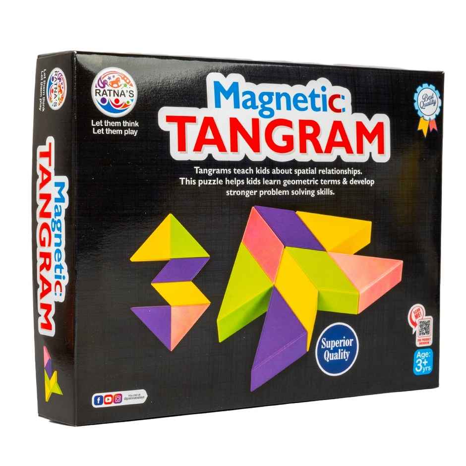 Ratna's Magnetic Tangram | Assorted | Educational & Fun