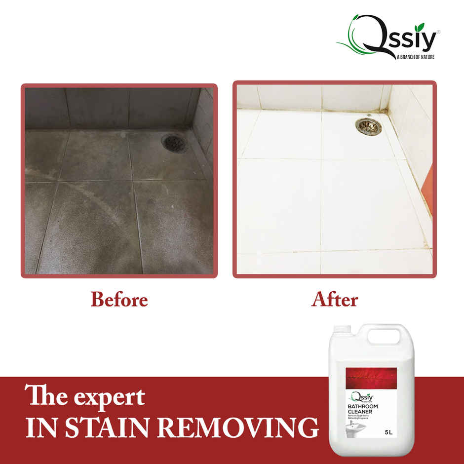 Qssiy Bathroom Cleaner liquid | Bathroom Floor Cleaner, removes 99.9% Germs | Fresh
