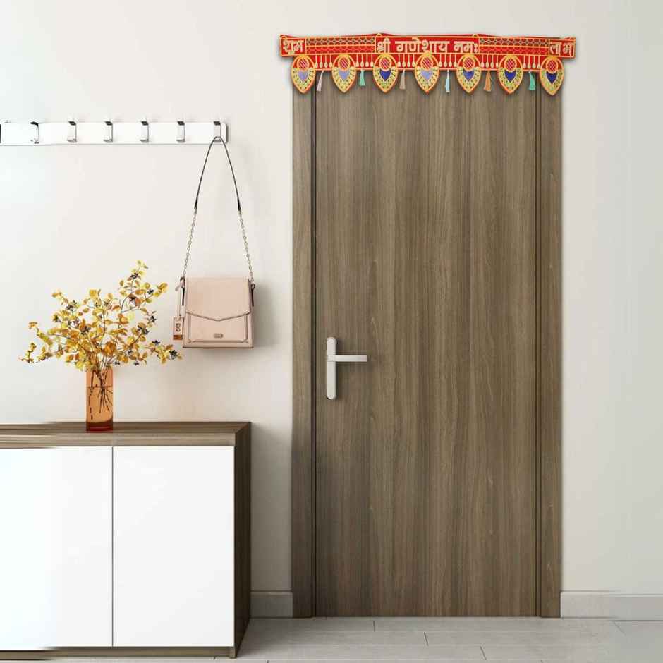 Velvet Toran Sri Ganesh | 3 ft | Assorted Design | Chandar