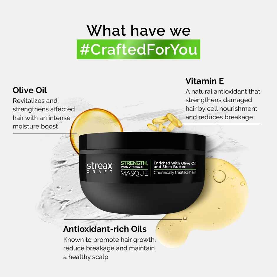 Streax Craft Strength Masque Or Mask For Chemically Treated Hair
