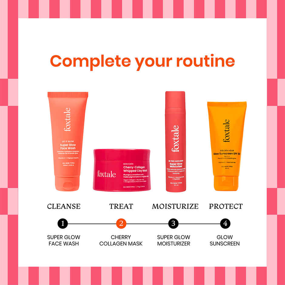 Foxtale Mon Cheri Cherry-Collagen Whipped Clay Mask