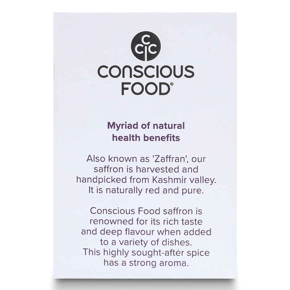 Conscious Food Organic Saffron | Glass Jar