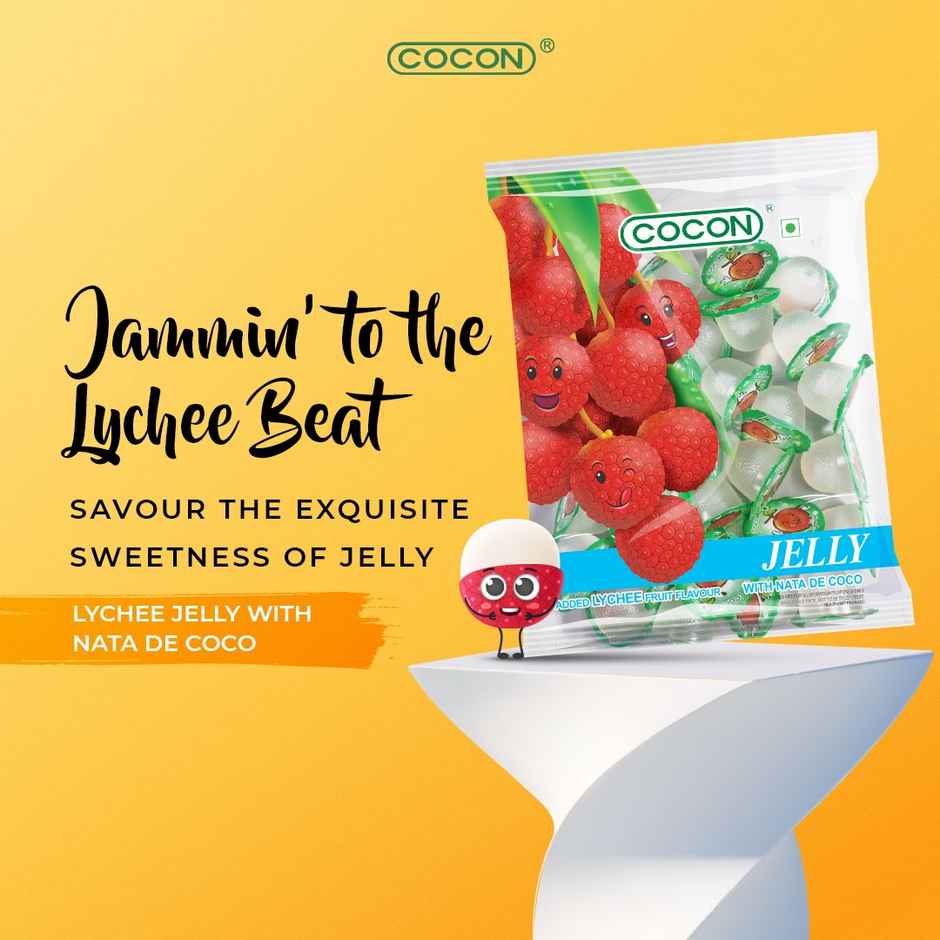 Cocon Jelly 20 Cups Lychee With Nata De Coco