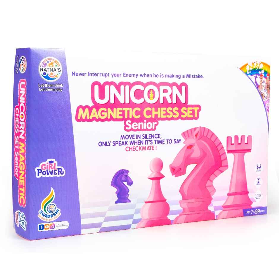 Ratna's Unicorn Magnetic Chess Set Sr