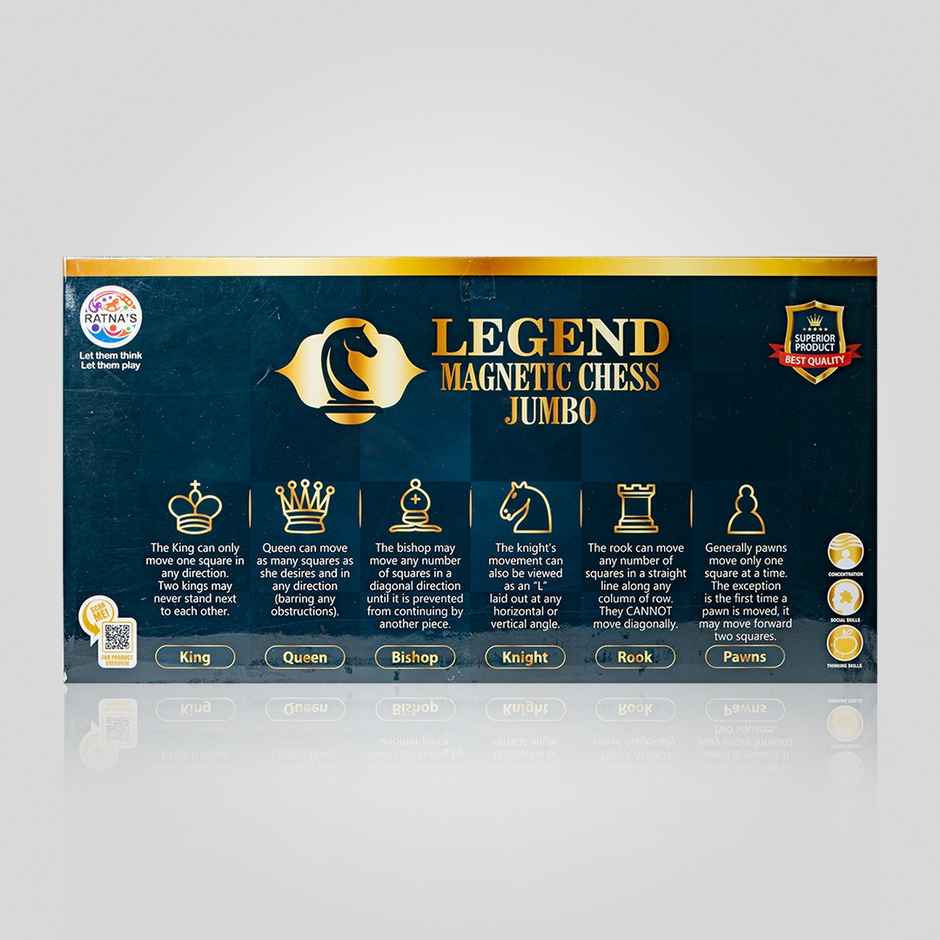 Ratna's Legend Magnetic Chess Jumbo