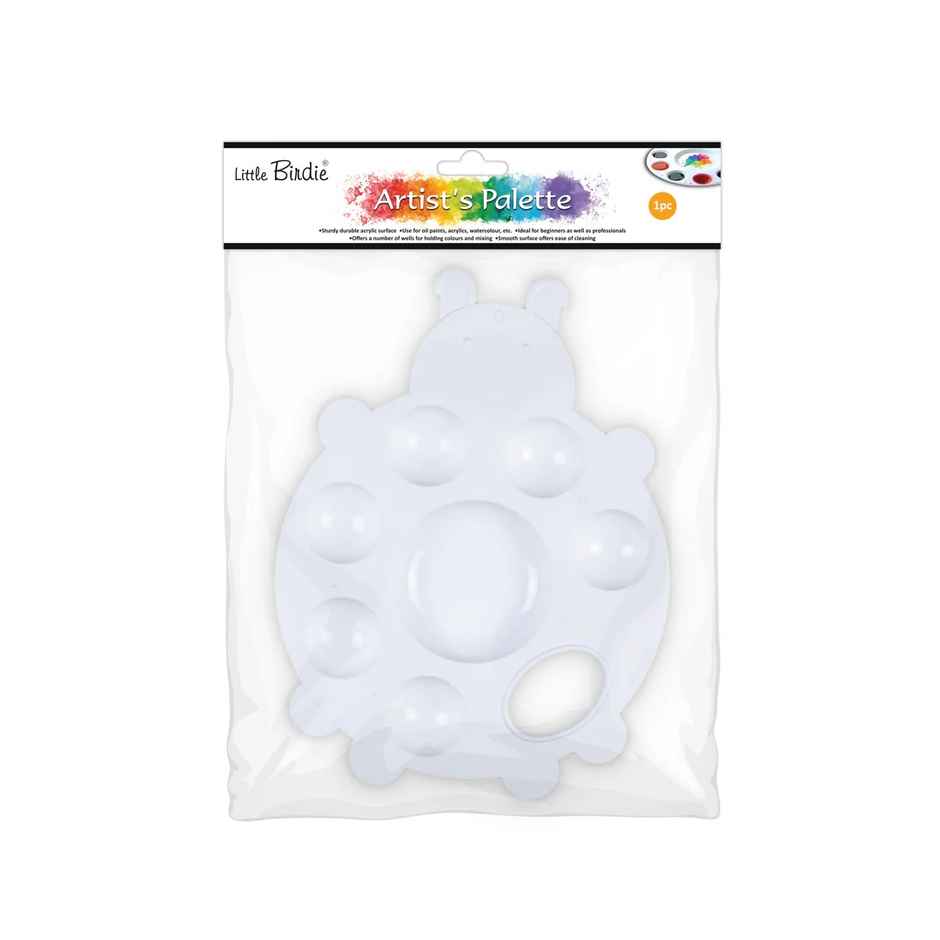 Itsy Bitsy Artist Colour Mixing Palette Ladybug 7 Wells Approx 8.38 x 6.29in Pbhc Lb