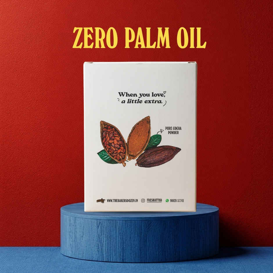 The Baker's Dozen Choco Chip Cake |Eggless Cake | Chocolate Cake | Tea Cake | Made with Cocoa Powder