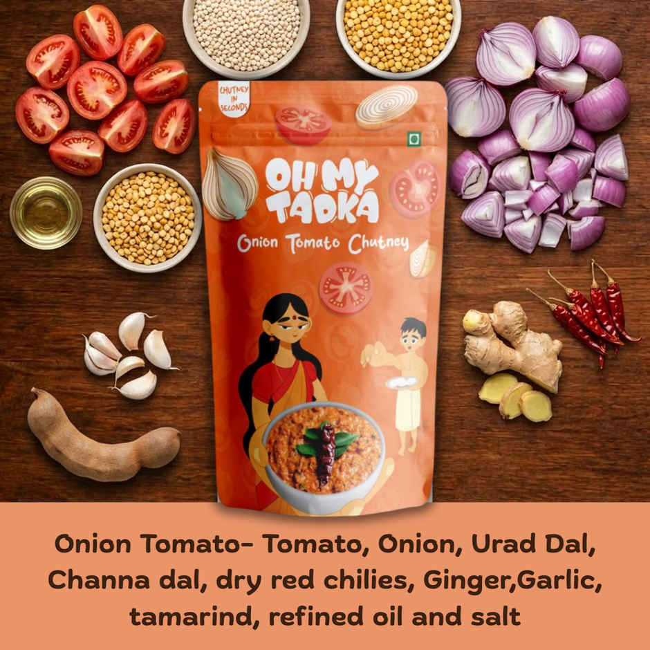 Oh My Tadka Onion Tomato Chutney
