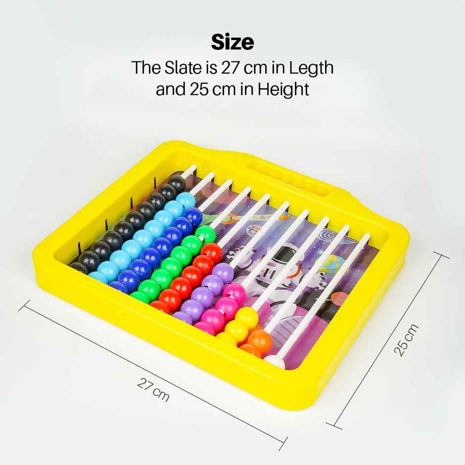 Ratna's Learn To Count Slate 2In1 | Learn Counting, Writing & Pre School at Home| Assorted| 2+ years