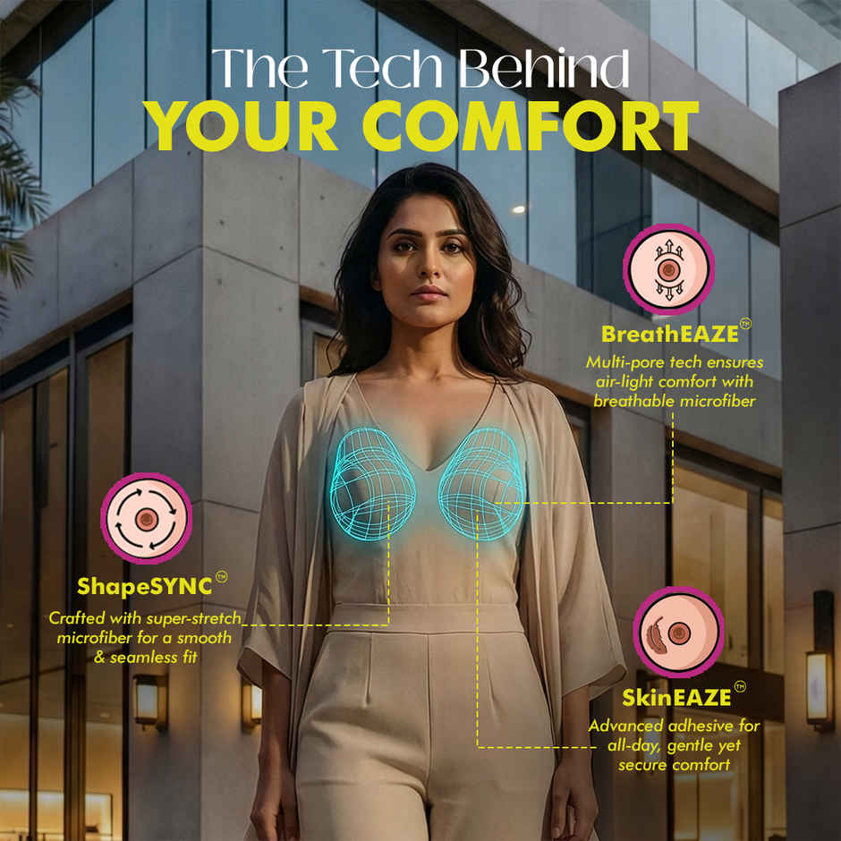 Pinq Polka Breast Lift Cup DDE Nude