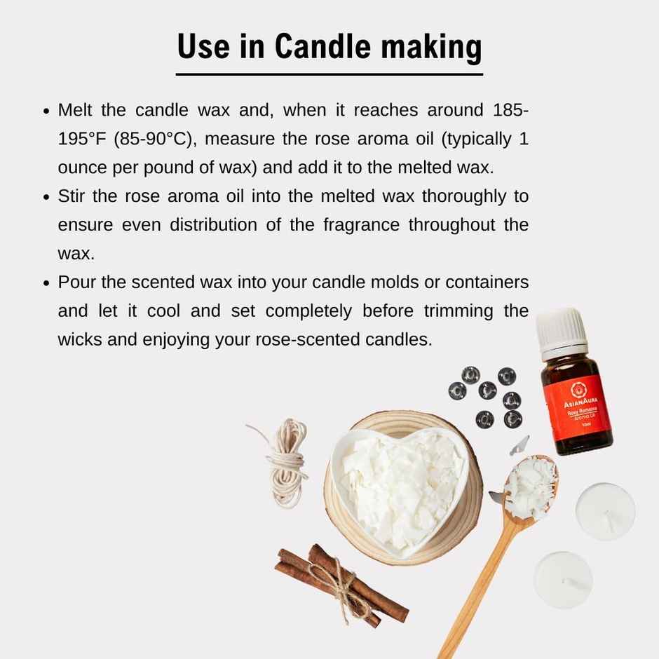 Asian Aura Diffuser Aroma Oils For Home Fragrance 10 ml Rosy Romance