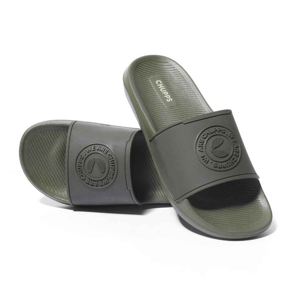 Chupps Tone Olive Men's Casual Slider - UK 6