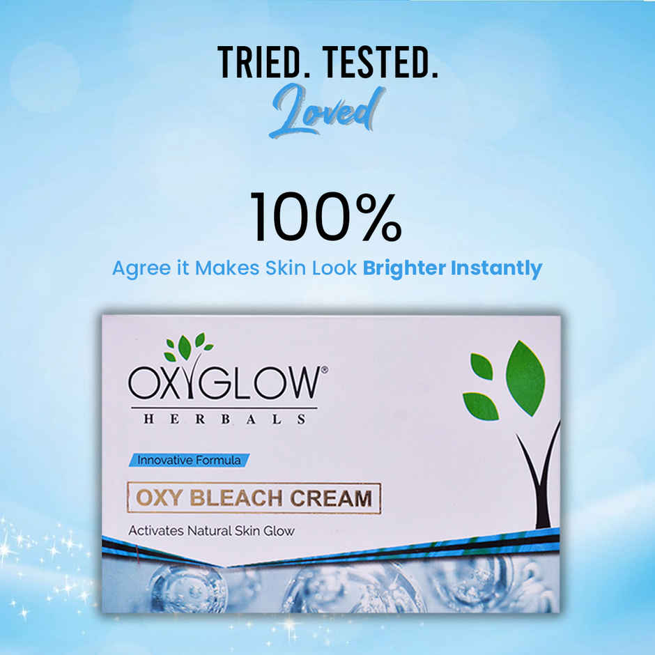 Oxyglow Herbals Oxy Bleach Cream Enriched With Active Fruit Ingredients